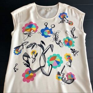 Madewell 100% silk top